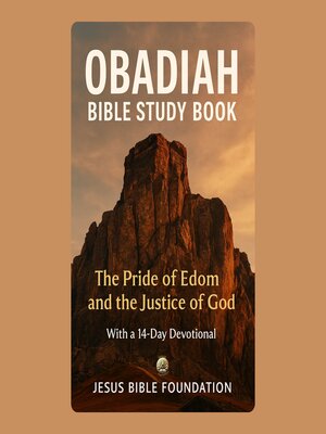 cover image of Obadiah Bible Study Book